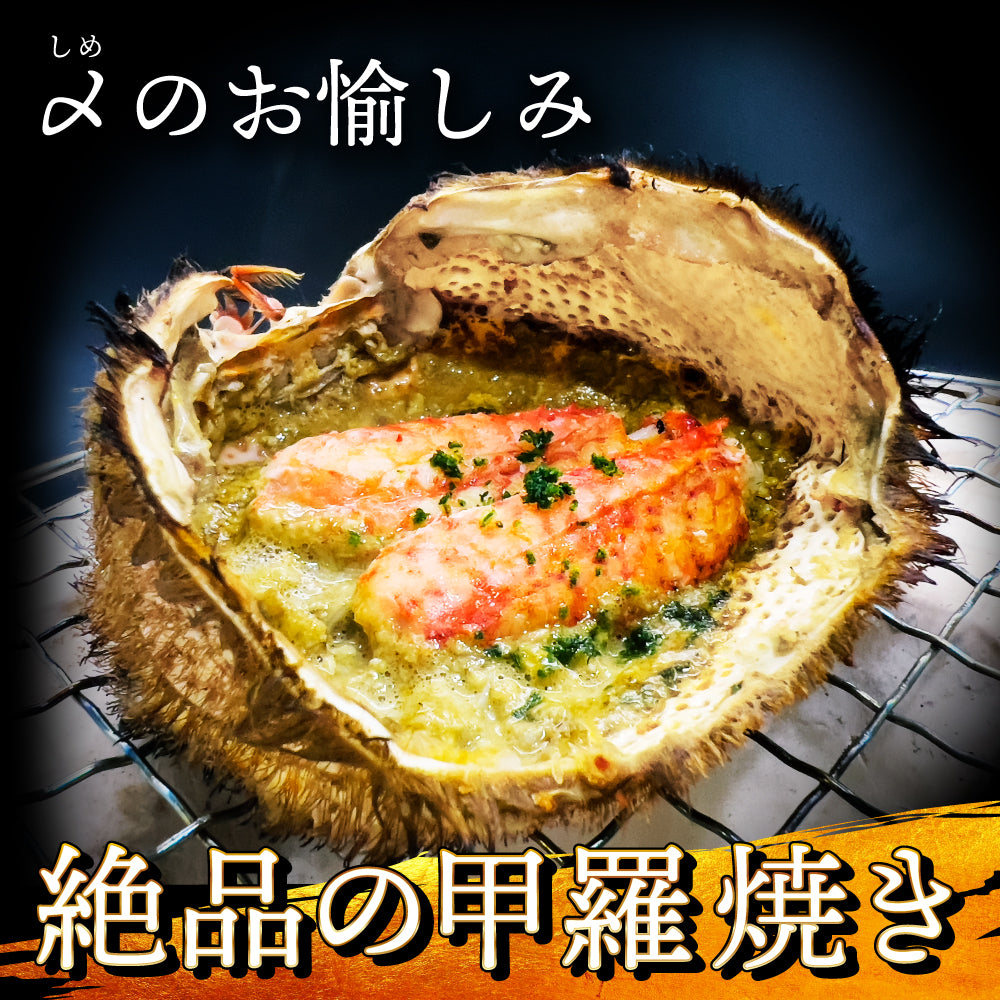 (a009-09)北海道産 浜茹で毛蟹(堅蟹) 約500g×3尾
